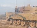 Turkish Leopard tank after PTUR hit in Syria.jpeg