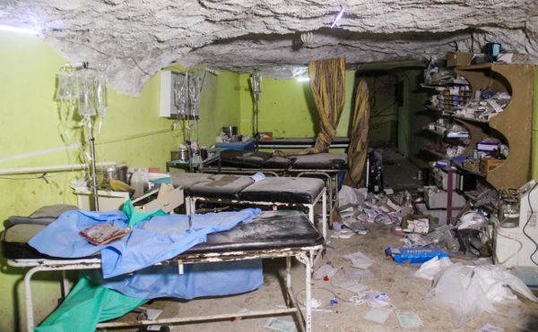 White Helmets hospital in Khan Sheikhoun.jpg