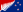 NZ flag design Silver Fern (Red, White & Blue) by Kyle Lockwood.svg