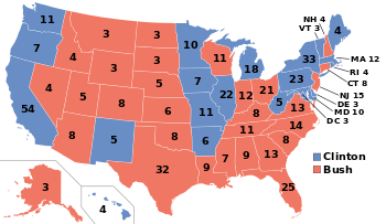 1992 US presidential election results (New Union).svg