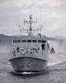 HMS Ramsey departs HMNB Clyde.jpg