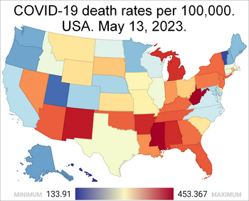 Map of cumulative COVID-19 death rates by US state.png