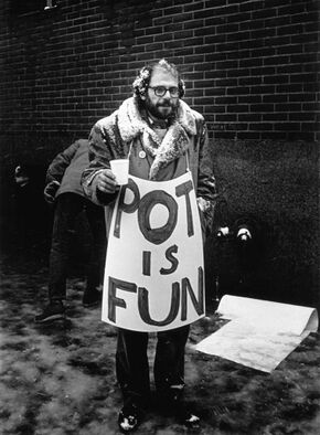New York City. Allen Ginsberg. Pot is Fun.jpg
