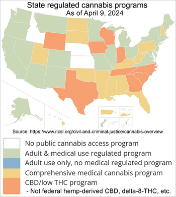 US map. State regulated cannabis programs. With legend.png