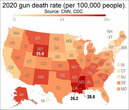 US 2020 gun death rate map by state.jpg