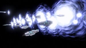 Elements of the 9th Battlefleet emerging from subspace.jpeg