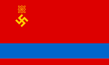 Flag of the National Socialist Workers Party of Russia in Kazakhstan.svg