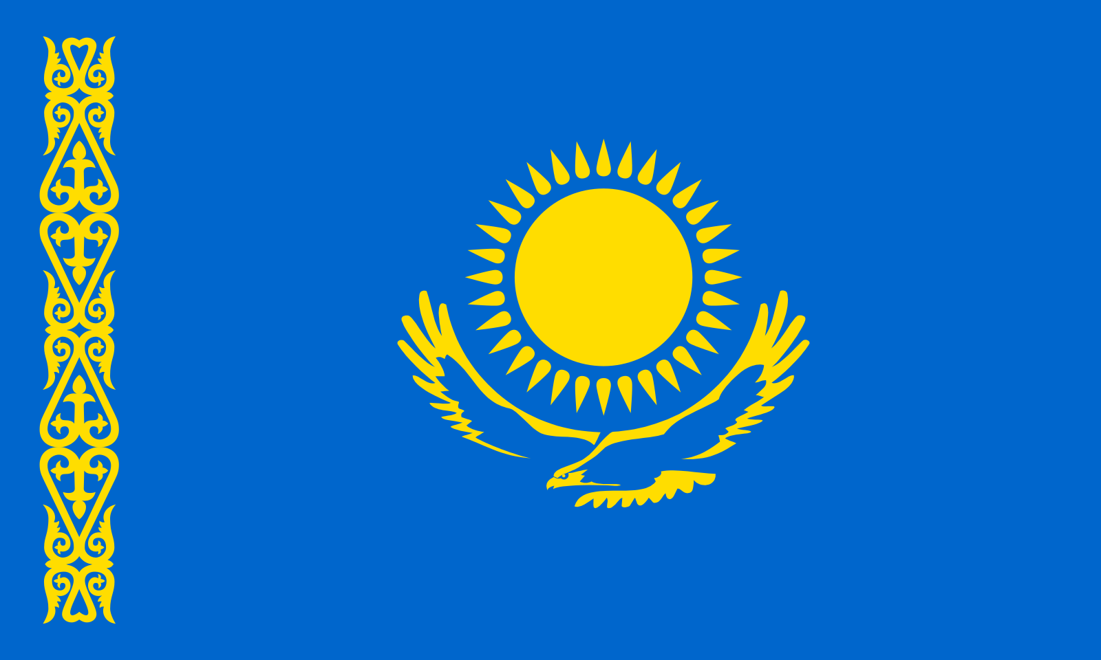 Беркут на флаге Казахстана