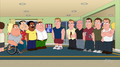 Joe, Quagmire, Cleveland and Peter meet Gronk's family.png