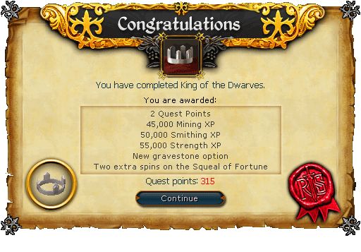 King of the Dwarves palkinto.png