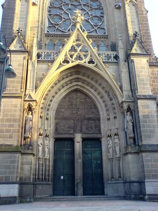 Portal of the New Cathedral in Linz