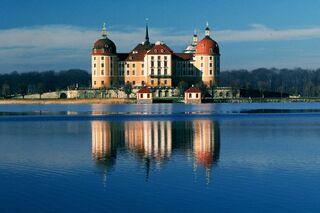 Castle Moritzburg, a Baroque castle in Saxony