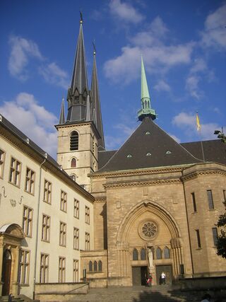 Notre-Dame Cathedral in Luxembourg.