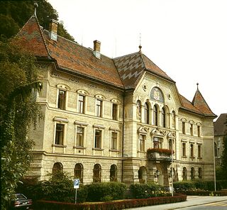 Regierungsgebäude, seat of the Government of Liechtenstein in Vaduz