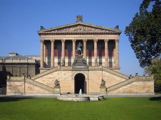 The Alte Nationalgalerie, a gallery on Museum Island, Berlin