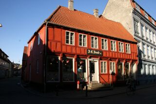 The oldest secular building of Århus, Denmark