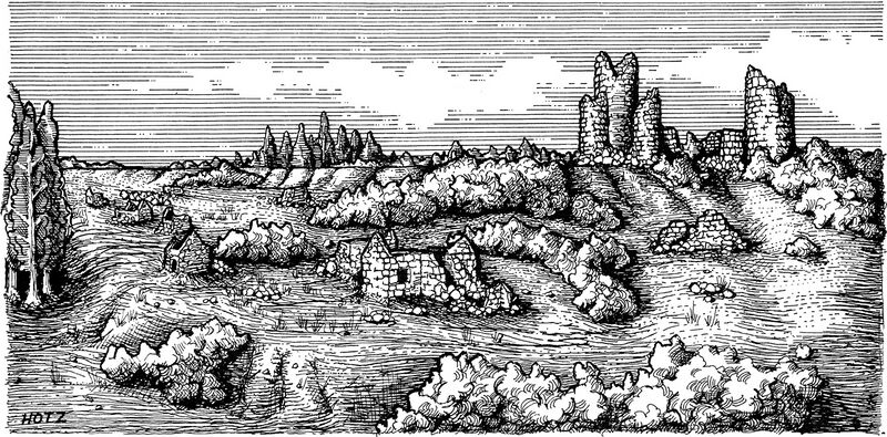 The ruins at Bejist.
