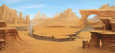 Town background (art by Docent Picolan)