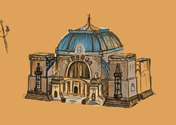 Factory castle (sketch by Docent Picolan)