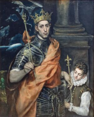 Людовик IX Святой (Эль Греко, Лувр)
