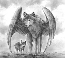 Winged Wolves by aragornbird.jpg