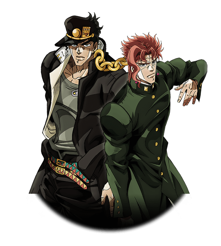 Unit Jotaro Kujo and Noriaki Kakyoin (Anime Ver.).png.