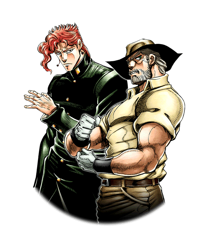 Unit Noriaki Kakyoin and Joseph Joestar (Polar Star).png