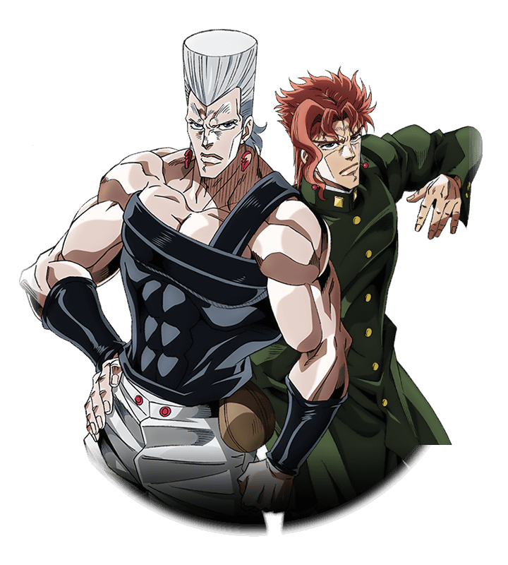 Unit Jean Pierre Polnareff and Noriaki Kakyoin (Anime Ver.).png.