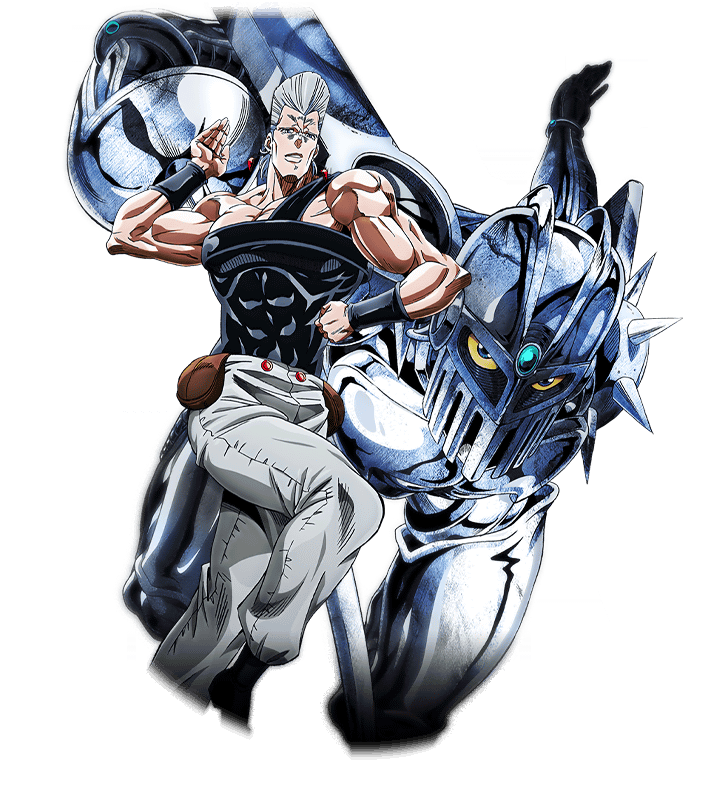 jean pierre polnareff and silver chariot (jojo no kimyou na bouken and 1  more) drawn by uc-lab