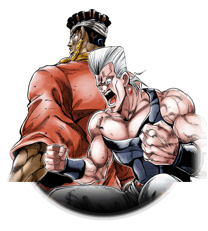 SSR) Polnareff and Avdol (Silver Chariot and Magician's Red) - JoJoSS Wiki