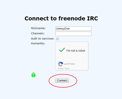 Freenode IRC webchat connect.png