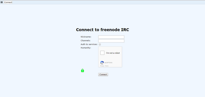 Freenode IRC webchat homepage.png
