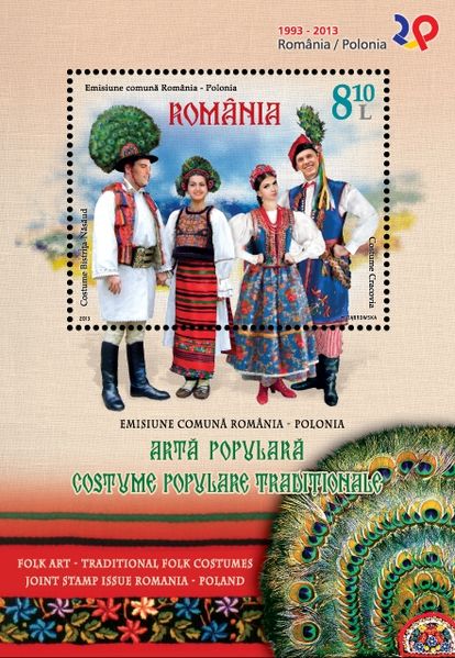 Romanian and Polish national costumes on stamp.jpg