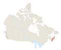 Map of Nova Scotia in Canada.svg