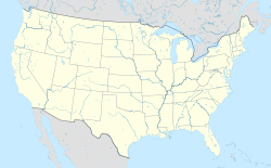 Location map USA is located in USA