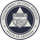 US-AZ seal-Department of Civil Defense.svg