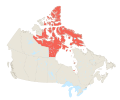 Map of Nunavut in Canada.svg