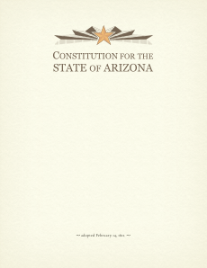 Title page of the Constitution