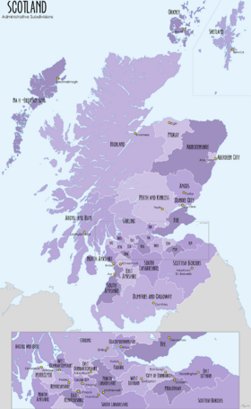 Political subdivisions of Scotland
