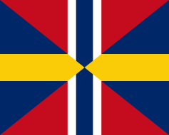 Union Flag of Norway and Sweden