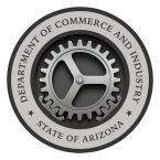 US-AZ seal-Department of Commerce and Industry.svg