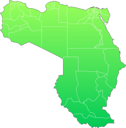 Map of the Governorates of the Egyptian Empire