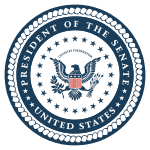 US-US seal-President of the Senate-mono-24stars,new.svg