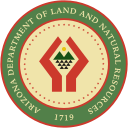 US-AZ seal-Department of Land and Natural Resources-alt.svg