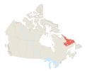 Map of Labrador in Canada.svg