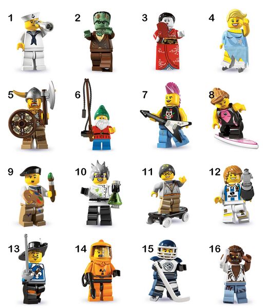 File:Lego Series 4 Minifigures.JPG