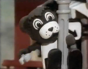 Billy holding a lampost.png