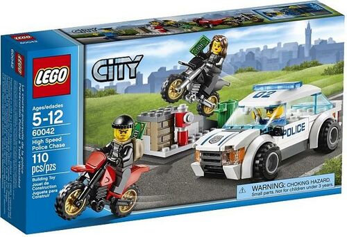 police high speed chase lego