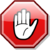 240px-Stop hand nuvola.png