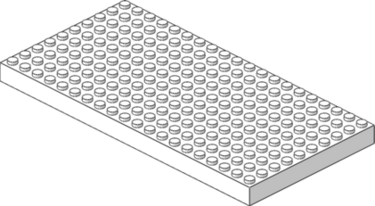 lego minifigure baseplate